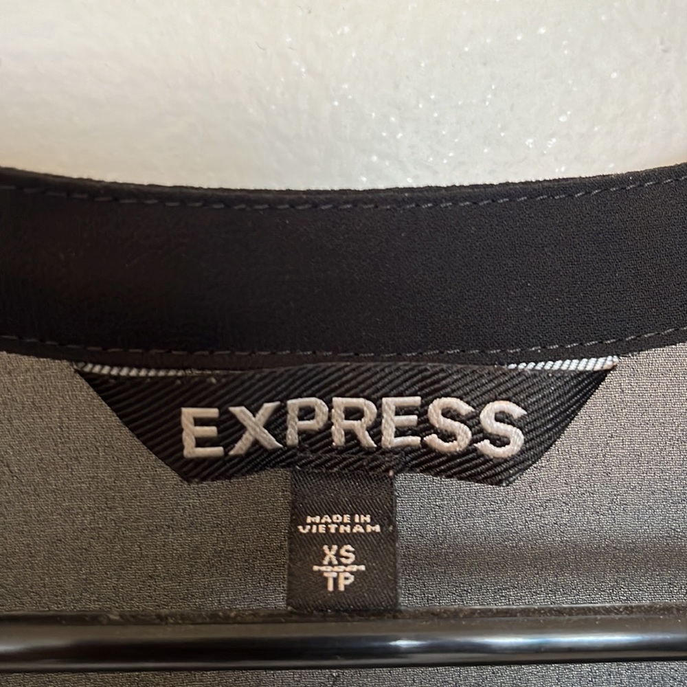 Express sheer long sleeve top XS - Picture 3 of 5